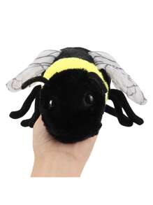 2 种尺寸可爱蜜蜂毛绒玩具可爱蜜蜂填充动物毛绒玩具儿童生日派对居家女孩房间装饰创意礼物情人节感恩节 - 黑色 - 查看 9