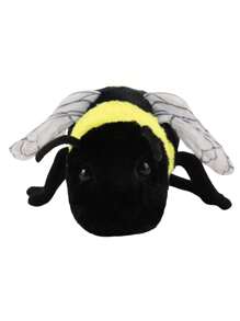 2 种尺寸可爱蜜蜂毛绒玩具可爱蜜蜂填充动物毛绒玩具儿童生日派对居家女孩房间装饰创意礼物情人节感恩节 - 黑色 - 查看 11