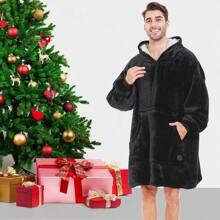 Manta con capucha con diseño de tres Puddles, sudadera tipo manta grande y esponjosa para adultos mujeres y hombres, manta con capucha cálida y cómoda, regalo para mamá y novia - 1 - Ver 6