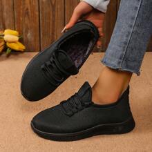 Thermal Lined Slip-Resistant Soft Bottom Kitchen/Office/Work Shoes, Casual Sports Sneakers For Women