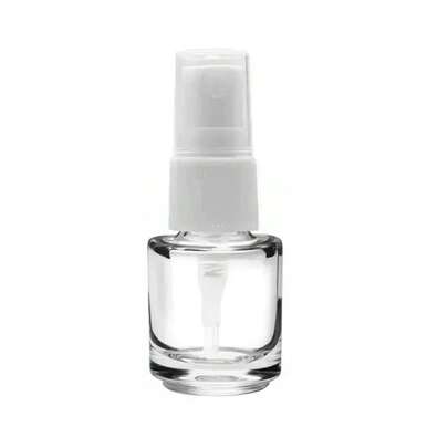 Vidro 05ml Mini Cilindrico Com Spray Branco Estriado 10 unidades