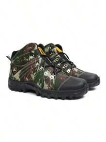 Original Men's Adventure Combat Boot With Gel Insole Rubber Sole Stitched CATSKILL Launch Promotion - 軍綠色 - 查看 2