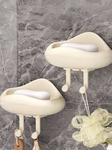 1 件装无需钻孔壁挂式浴室皂盒/皂盒家居浴室装饰秋季装饰返校季 - 芥末黃 - 查看 5