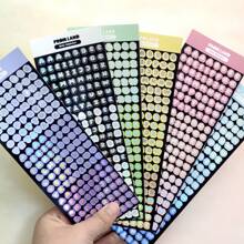 6 tờ nhãn dán chữ cái laser màu gradient sáng tạo, nhãn dán chữ cái tiếng Anh in hoa màu kẹo - PVC, hoàn hảo cho nhật ký, bao bì quà tặng và đồ thủ công tự làm - Nhiều màu - Xem 13