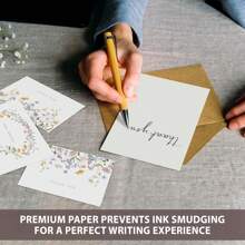 24/48/96 Thiệp Cảm Ơn Hoa Có Phong Bì (20 Gói 4x5.5) - Thiệp Cảm Ơn kèm Phong Bì và Nhãn Dán - Dùng cho Sinh Nhật, Đám Cưới, Tiệc Cô Dâu, Thiệp Cảm Ơn với Bề Mặt Mờ, Đa Chức Năng, Trang Trí, Có Thể Tái Sử Dụng, Có Keo Dán, Dễ Thương, Nhiều Màu Sắc, Tùy Chỉnh, Cá Nhân Hóa, Độc Đáo, Quà Tặng Lý Tưởng Cho Cô Ấy, Bạn Trai, Bạn Gái, Bố, Mẹ, Bạn Bè, Gia Đình, Con Trai, Con Gái, Học Sinh, Công Nhân, Trẻ Em, Trường Học, Văn Phòng, Nhà Cửa, Không Khí Kỳ Nghỉ, Vật Dụng Cần Thiết Cho Đám Cưới, Không Gian Ấm Áp, Nhà Cửa & Sinh Hoạt, Đồ Thủ Công Cưới Tùy Chỉnh, Lịch Lễ Hội - Tùy chỉnh - Xem 4