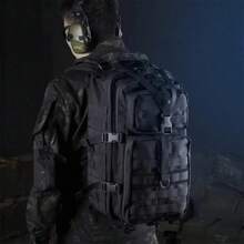 35L Military Black Tactical Backpack Rucksack Camping Hiking Bag Outdoor Travel