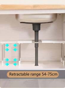 Scaffale multifunzionale per cucina, portapentole regolabile, organizer per lavandino, scaffale a più ripiani per mobile, accessori da cucina, decorazione per la stanza, adatto per cucina, ristorante, feste, campeggio, raduni, regalo per amici e famiglia