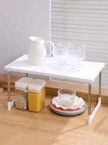 Scaffale multifunzionale per cucina, portapentole regolabile, organizer per lavandino, scaffale a più ripiani per mobile, accessori da cucina, decorazione per la stanza, adatto per cucina, ristorante, feste, campeggio, raduni, regalo per amici e famiglia