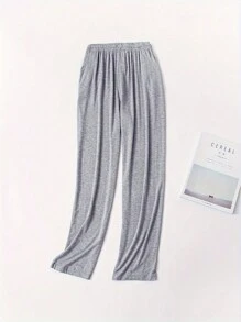 2 Stück/Packung Herren Lässig Freizeithosen, einfaches Design Lange Hosen geeignet für Frühling, Sommer, Herbst, Große Größen