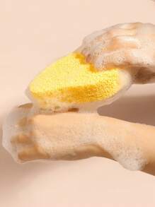 1pc Reusable Wet & Dry Cleaning Facial Tool Kit, Washable, Suitable For All Skin Types, Portable Daily & Travel Use - Yellow - View 5