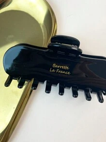 1pc Acrylic Claw Clip, Korean Fashion Versatile Jelly Color High-End Hair Claw Hair Accessory, Large Size Hair Accessories Fall Hair Clips Autumn Decor Accessories For Women - View 6