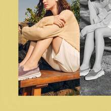 Skechers Slip-On Comfort Loafers With Soft Soles, Velvet Texture Casual Shoes