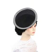 1pc Rhinestone Headband, Tea Party Derby Race Season Hair Accessory, Tiny Hats, Derby Hat, Mini Fascinator, Mini Top Hat , Mini Cap, Head Piece, Rave Accessories - A - View 10