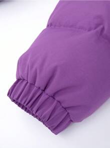 Annil Boys' And Girls' Children's Clothing. Mid-To-Long Down Jacket For Winter. Warm, Outdoor, Color-Blocked, Windproof And Waterproof.