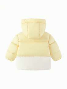 Balabala Baby Down Jacket Fashionable Colorblock Short Winter 2024 Outerwear