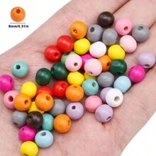 100/300 hạt gỗ tròn thủ công 8mm rực rỡ - Nhiều màu sắc, hạt dùng để làm đồ trang sức tự làm và các dự án sáng tạo - Chất lượng cao cấp, bề mặt mịn, vật dụng thủ công đa năng - 8 triệu - Xem 4