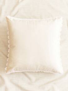 1 Vỏ gối kẻ sọc nhuộm loang màu sang trọng, không có ruột, phù hợp cho mùa thu/đông, không bao gồm ruột gối - Màu Khaki - Xem 3