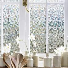 Miếng dán cửa sổ kính 3D 1M/3M, Phim bảo vệ sự riêng tư trong suốt, Miếng dán cửa sổ chống nhìn trộm mờ chống nắng, Bám tĩnh điện - Nhiều màu - Xem 5