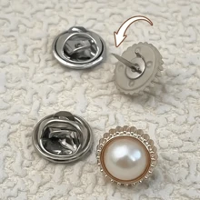 20pcs White Enamel Mini Brooch Pins, Metal Collar Clips, Cardigan Clips, Decorative For Women Shirts, Sweaters, Dresses And Jackets