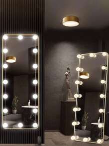 LUCES PARA TOCADOR DE LED, Espejo Bombilla Regulable - Blanco - Ver 2