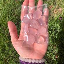 Tumbled Stone 100g - Wholesale Natural Crystal Tumbled Stone - 玫瑰石英 - 查看 2