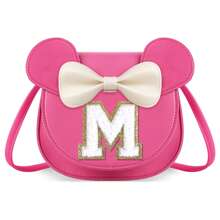 个性化字母钱包，独特钱包，蝴蝶结钱包，小女孩钱包，S码钱包，斜挎包，S码生日礼物，适合2-7岁女孩