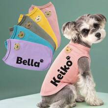 Personalized Cat And Dog Clothing, Customized Waffle Style Pet Vest, Suitable For Small And Medium-Sized Dogs In Spring And Autumn, Ideal Pet Christmas And New Year Gifts Ornamental,Cat Stylish,Cute,Colorful,Cuties Unique,Customized Home Goods Ideal Gifts For Him,Ideal Gifts For Her Her,Family,Friends,Pet Lovers,Pet For Anniversaries,For Birthdays