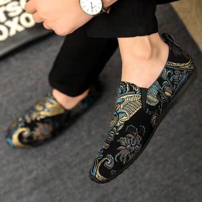 Mocassini da uomo, nuove scarpe casual versatili, mocassini slip-on, scarpe da barca sciancrate, scarpe in pelle, scarpe da barca in tela, scarpe piat