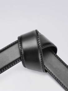 1 条几何图案休闲商务 PU 皮带，百搭简约时尚皮带，适合作为送给男朋友或长辈的礼物 - 彩色 - 查看 8