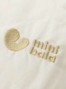 mini bala Waterproof Reversible Padded Jacket For Children Thick Winter Padded Coat - White - View 7