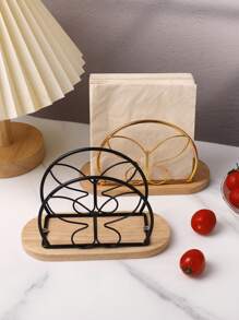 1 件北欧风格铁质纸巾架，适用于咖啡馆、酒店、餐厅的金属餐巾架，蝴蝶形纸巾盒，感恩节 - 彩色 - 查看 6