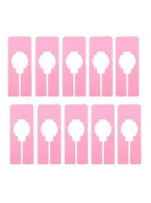 10 Bộ sắp xếp tủ quần áo có thể điều chỉnh kèm bút đánh dấu - Bộ chia tủ quần áo tiết kiệm không gian hiệu quả để phân loại quần áo & trang trí phòng ngủ Quần váy Giày dép Quần jean Bốt Váy - Nhiều màu - Xem 7