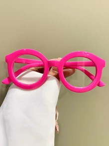 Kính tròn cổ điển, Kính máy tính cổ điển không cần toa, Phong cách cổ điển nhỏ, Thời trang và bảo vệ mắt - Nhiều màu - Xem 4