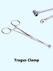 316L不锈钢专业穿刺钳，穿刺饰品更换工具，穿刺杠铃钳，穿刺球取出工具 - 3mm钳口，医用钢人体饰品球固定取出器，可松紧皮下锚钉钳，鼻中隔唇钉耳环钳，鼻中隔夹，轻松更换软骨鼻钉、唇钉和耳钉穿刺饰品