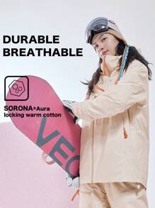 VECTOR MOTION Hooded Ski Jacket, , Padded, Water-Resistant, Windproof, Abrasion-Resistant, Breathable, Stretchy, SORONA Bio-, Single/Dual Layered Ski Gear Ski Outfits