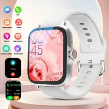 Smart Watch With Multiple Sports Modes, Bluetooth Wireless Calling, Weather Forecast, Compatible With Android And Ios - Silver - View 2