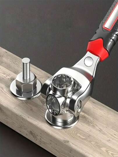 52 In 1 Universal Socket Wrench With 360° Rotating Adjustable Double Head Multi Function Wrench Hand Tools Magnet Spanner Auto Repair Tools