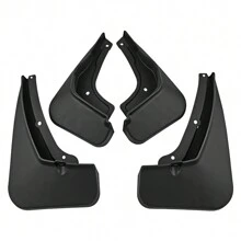 4Pcs Mud Flaps Splash Guards Mudguard With Fastener Screws Kit No Drilling Mudguards Mudflaps Front And Rear Side Compatible For MG4 EV 2022-2023 - Black - View 7