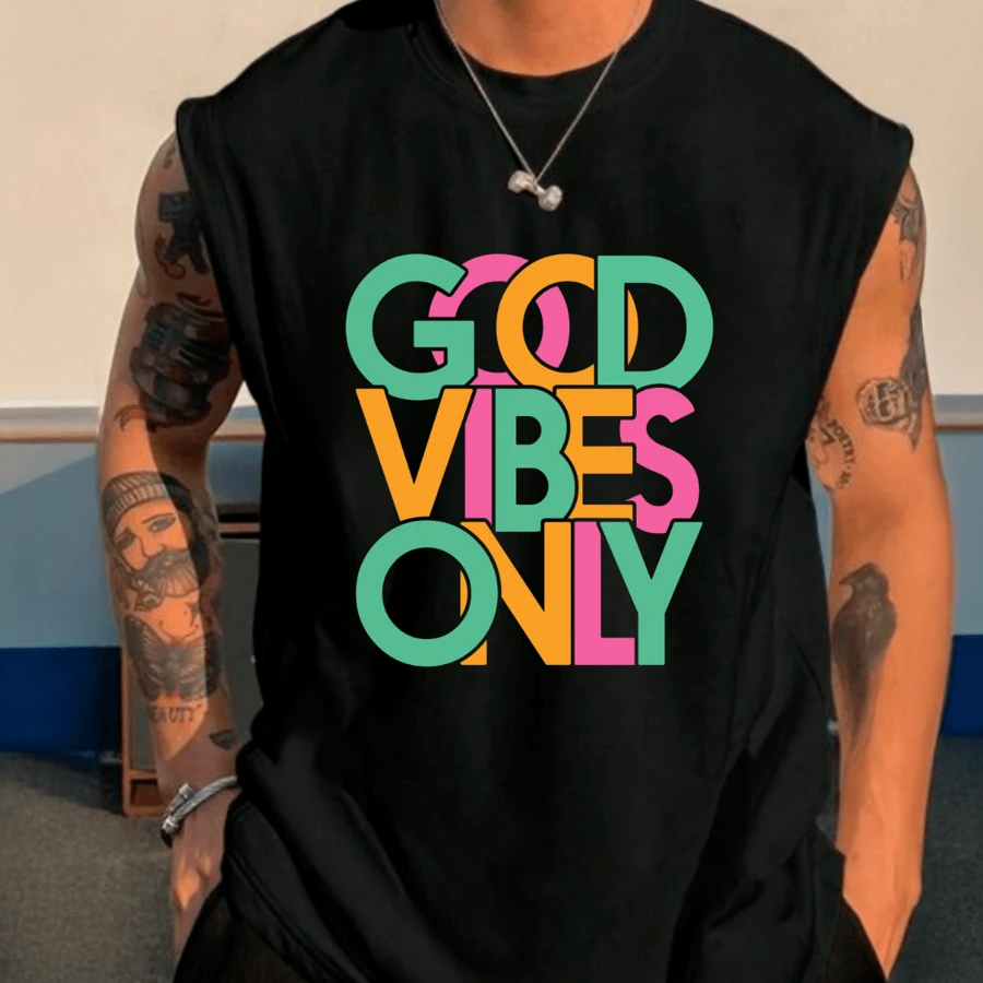 Regata Oversized Moda Praia Good Vibes Clima Tropical Verão Estilo Colorido