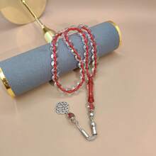 45 件男士时尚复古亚克力珠子项链/10 毫米