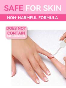 8ml Super Strong Nail Glue For Nail Tips, Acrylic Nails And Press On Nails , Long Lasting Nail Glue For Acrylic Nails Fake Nails Tips Nail Glue Gel,Random - 粉色 - 查看 4