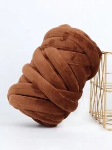 500g 1PC Velvet Thick Super Bulky Chunky Yarn Hand Knitting Woven Thread Basket Blanket Carpets Giant Yarn DIY Hand-Knit Blanket - Multicolor - View 14