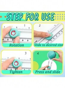 Dao cắt giấy hình tròn Thẻ sổ lưu niệm Dao cắt hình tròn DIY Dao cắt tròn Dao cắt hình tròn sáng tạo - Nhiều màu - Xem 6