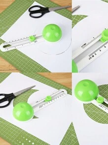 Dao cắt giấy hình tròn Thẻ sổ lưu niệm Dao cắt hình tròn DIY Dao cắt tròn Dao cắt hình tròn sáng tạo - Nhiều màu - Xem 1