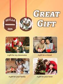 1 đồ trang trí Giáng sinh bằng gỗ hình cầu thủ bóng đá được cá nhân hóa, đồ trang trí đội bóng đá, tên tùy chỉnh/ảnh/ngày nghệ thuật cầu thủ bóng đá, đồ lưu niệm bóng đá cao cấp | Quà tặng cho người yêu bóng đá - Nhiều màu - Xem 4