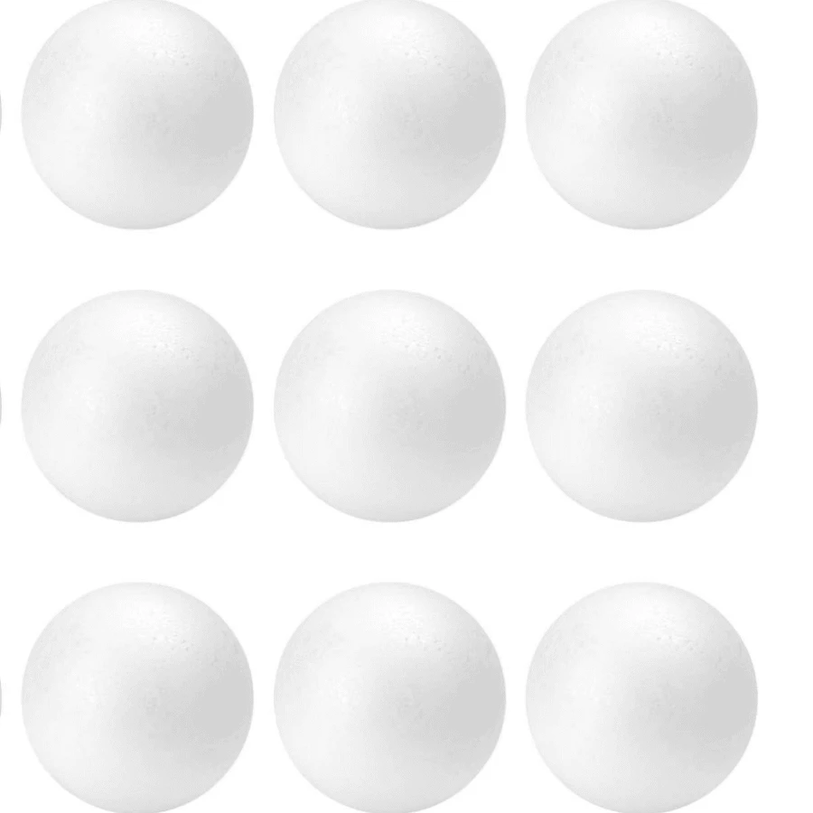 9 Stücke 7,5cm/2,95 Zoll weiße massive Polystyrol-Schaumkugeln, geeignet für DIY Malerei, Einkaufszentrum Dekoration, Hochzeit Requisiten und Schaufenster Präsentation in Kunst, Basteln, Familie, Party Dekoration Malerei Tag, Hochzeitsdekoration, Weihnachten, Halloween, Neujahr, Geburtstag, Heimdekoration, Feiertags Party - Vorstellungskraft Inspiration