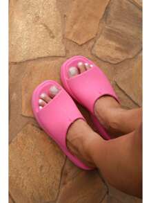Women's Cloud V Platform Sandal Launch Light And Comfortable 34 To 40 - JV Shoes - 淺粉色 - 查看 5