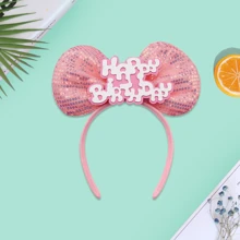 全新可爱蝴蝶结生日派对头带 - 多色 - 查看 10