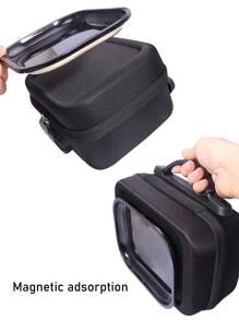 1 个大容量防臭收纳盒，带密码锁和磁性表面的防臭袋和顶盖可磁力吸引滚动托盘，稳定便携。男士/女士收纳袋和旅行礼物 - 彩色 - 查看 5