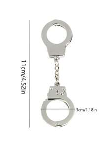 1pc Customized Party Essential Accessory, Realistic Police Props Model, A Fun Gift For Friends, Family And Colleagues, Laser-Engraved Keychain